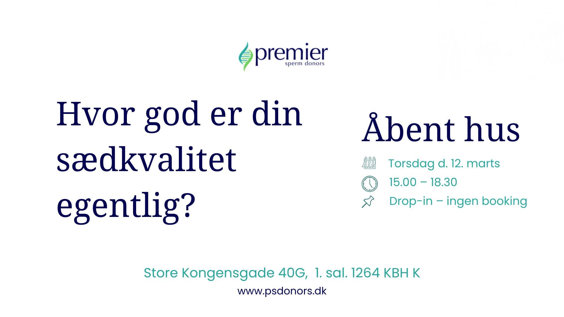 Åbent hus hos Premier Sperm Donors